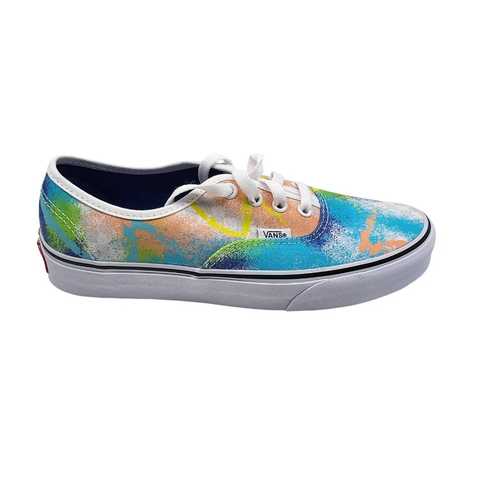 Vans‎ Authentic Retro Mart Men 6 Women 7.5 Multicolor Canvas Skate Shoes 507698